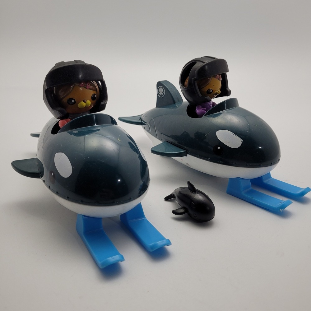Octonauts Orca Gup O Vehicle with Dashi & Baby Orca Lot